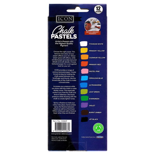 Chalk Pastels 12 Pack