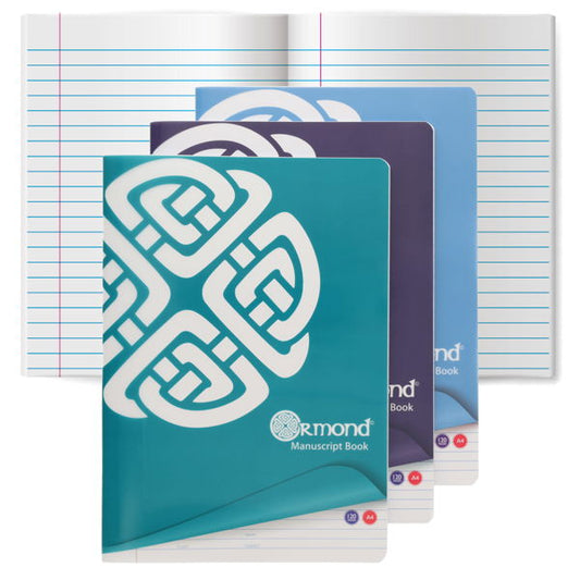 A4 Manuscript Copy 120 Page with Durable Plastic Cover