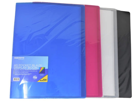 A4 Display Book 40 Pocket Supreme