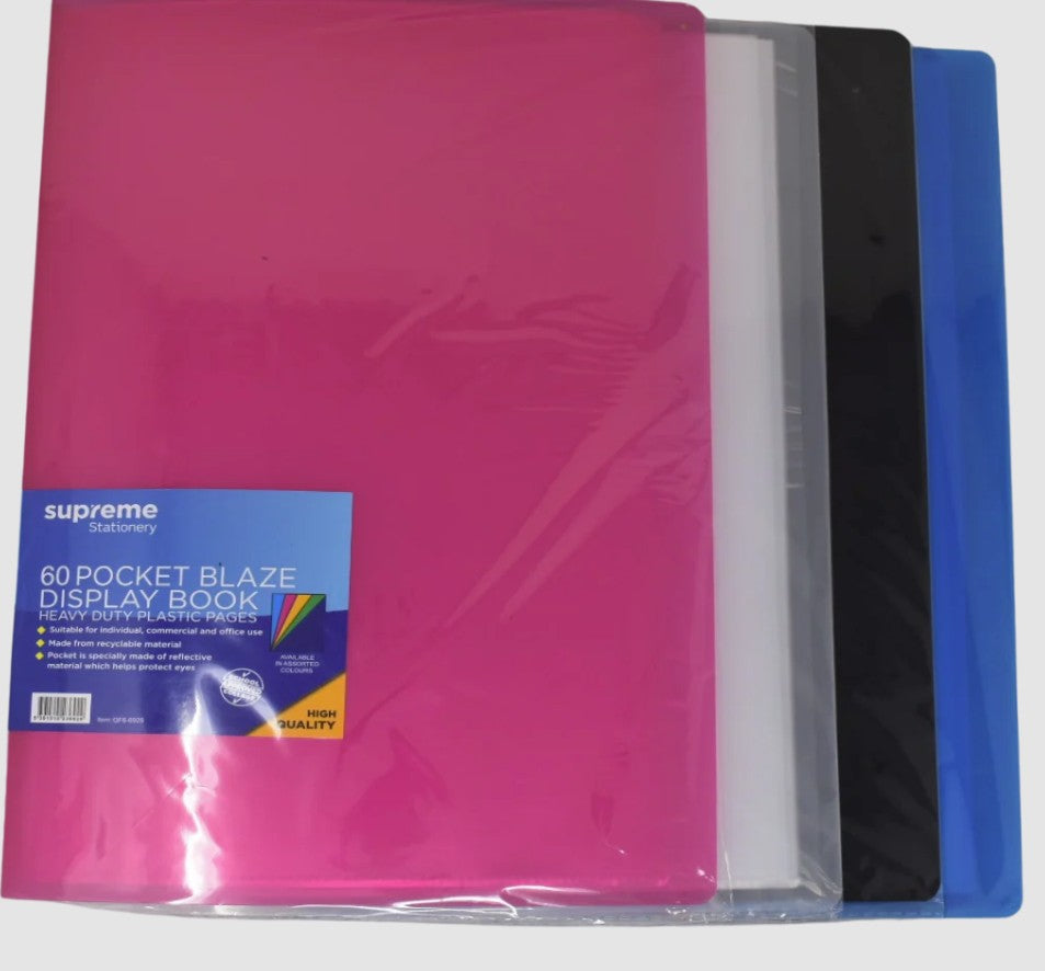 A4 Display Book 60 Pocket Supreme