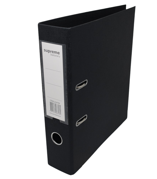 A4 Lever Arch File Black