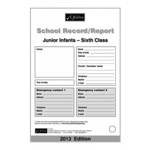Report Cards JI - 6th Class (Revised 2013)