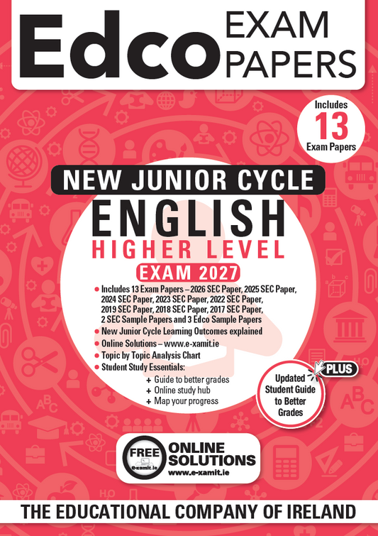 English Junior Cycle Higher Level Edco Exam Papers