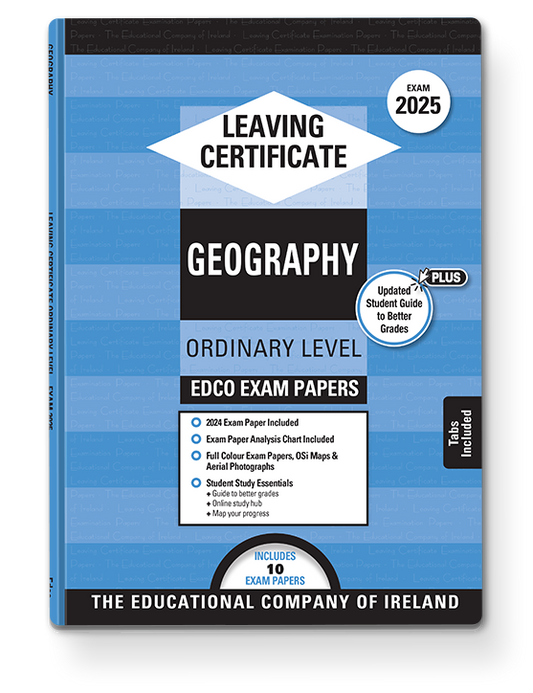Geography Leaving Certificate Ordinary Level Edco Exam Papers 2025