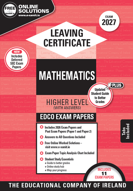 Maths Leaving Certificate Higher Level Edco Exam Papers
