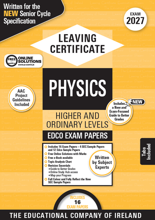 Physics Leaving Certificate Edco Exam Papers