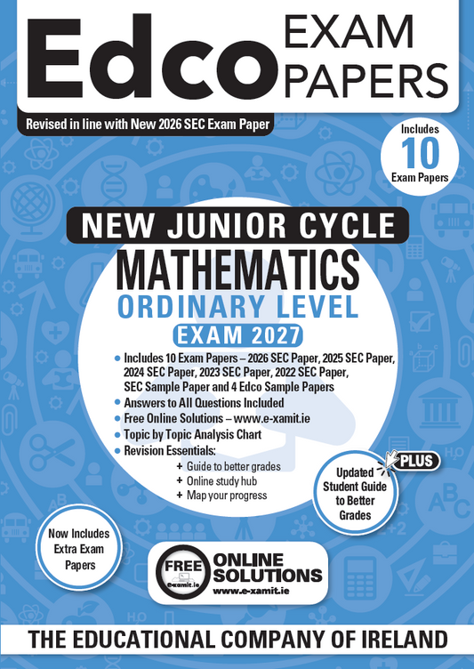 Maths Junior Cycle Ordinary Level Edco Exam Papers