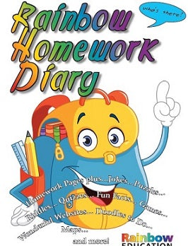 Rainbow Homework Diary