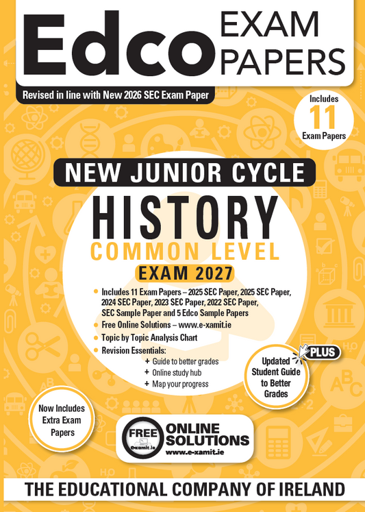 History Junior Cycle Common Level Edco Exam Papers