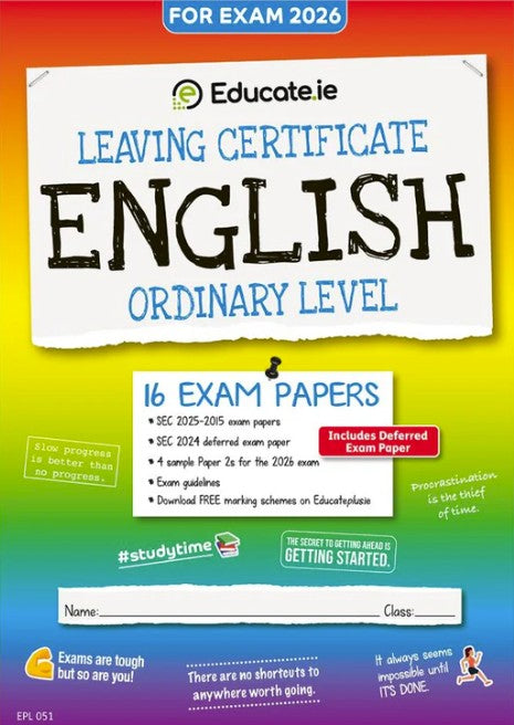 English Leaving Certificate Ordinary Level Exam Papers Educate.ie