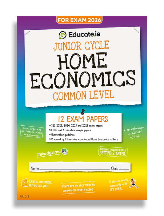Home Economics Junior Cycle Common Level Exam Papers Educate.ie