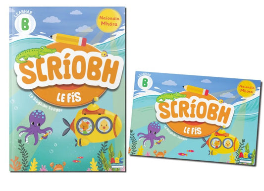 Scríobh le Fís Leabhar B Pack