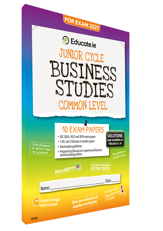 Business Studies Junior Cycle Common Level Exam Papers Educate.ie
