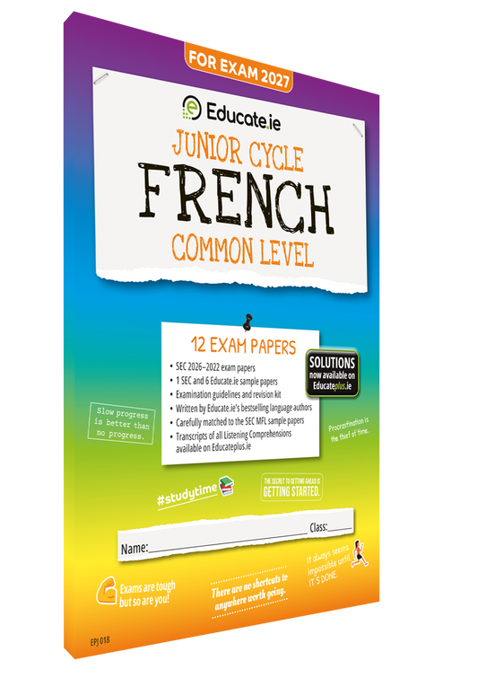 French Junior Cycle Common Level Exam Papers Educate.ie