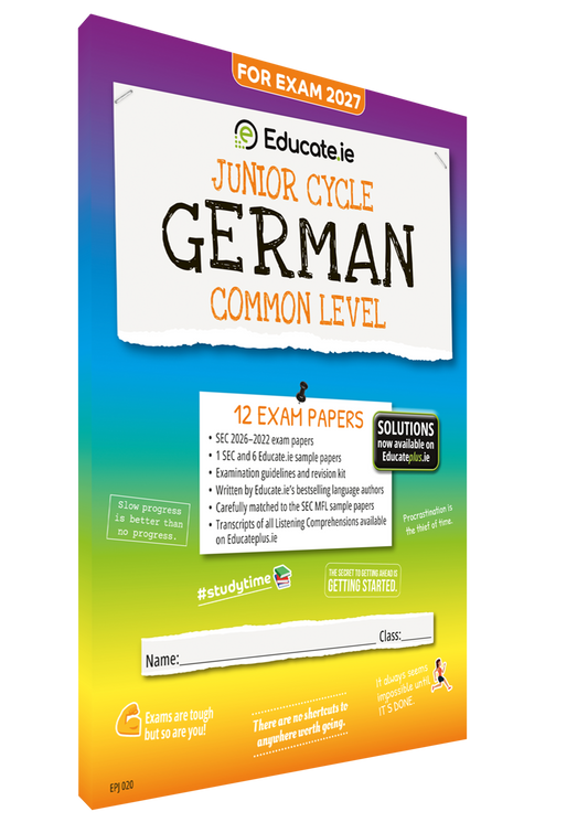 German Junior Cycle Common Level Exam Papers Educate.ie