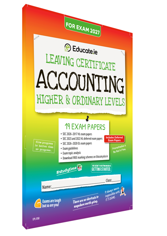 Accounting Leaving Certificate Exam Papers Educate.ie