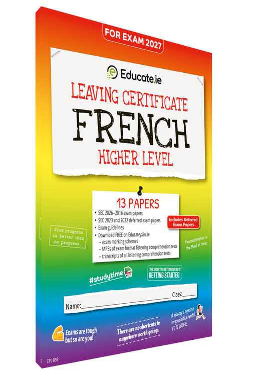 French Leaving Certificate Higher Level Exam Papers Educate.ie