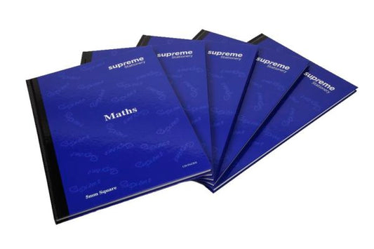 A4 Project Maths Hardback 120 Page 5mm Square