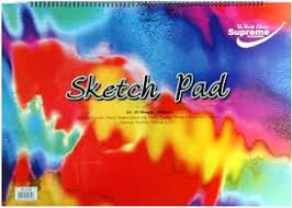 A2 Sketch Pad Spiral 25 Sheet 100gsm