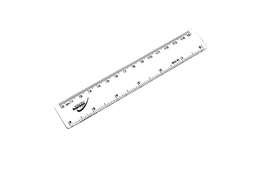 Ruler Plastic 6''