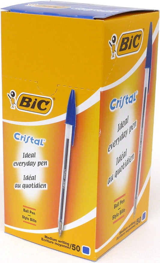 Ballpoint Pen BIC Cristal Blue (Box of 50)
