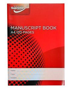 A4 Manuscript Copy 120 Page Supreme