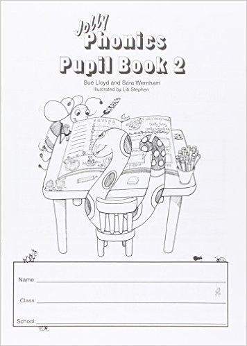 Jolly Phonics Pupil Book 2 Black & White OLD Edition