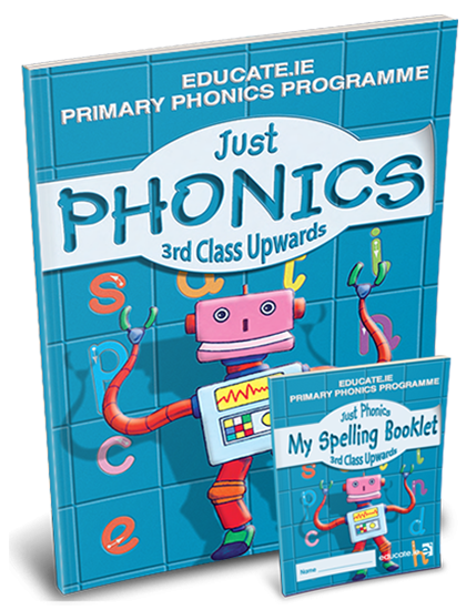 Just Phonics 3rd Class Upwards (Incl. Spelling Booklet)