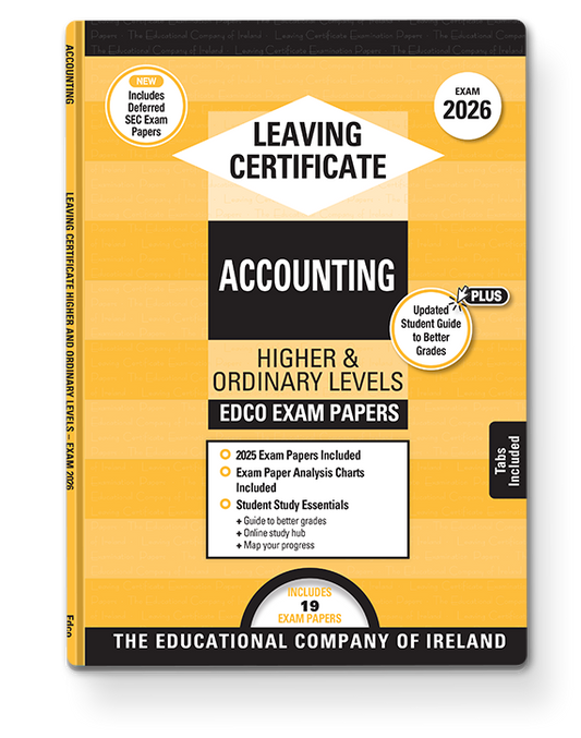Accounting Leaving Certificate Edco Exam Papers