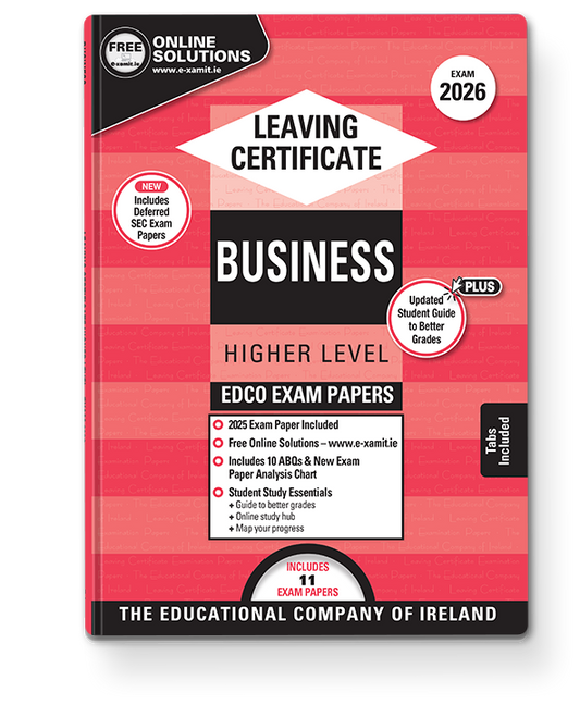 Business Leaving Certificate Higher Level Edco Exam Papers