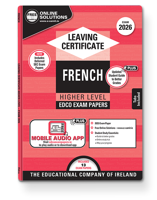 French Leaving Certificate Higher Level Edco Exam Papers