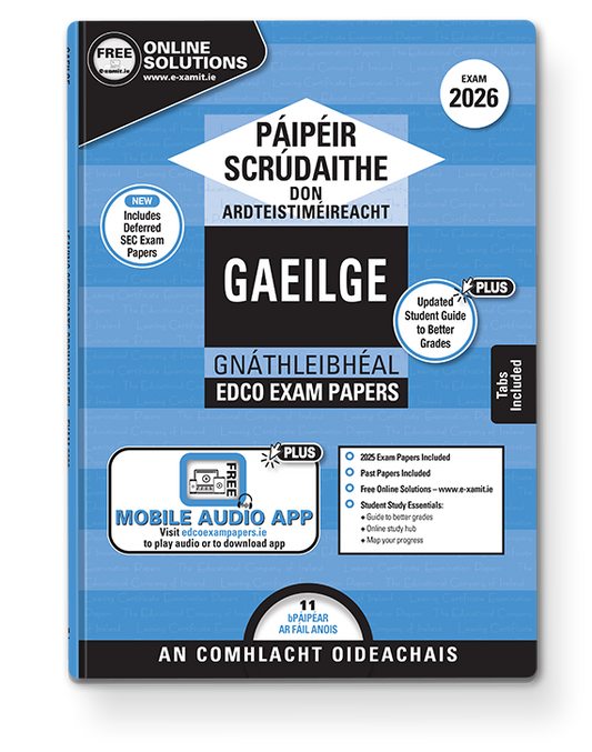 Irish Leaving Certificate Ordinary Level Edco Exam Papers