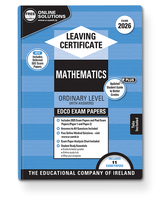 Maths Leaving Certificate Ordinary Level Edco Exam Papers