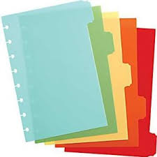 Subject Dividers Plastic 10 Part