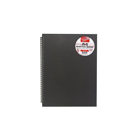 A4 Sketch Book Hardback Spiral 40 Sheet 135 gsm