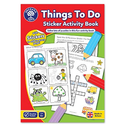 Things To Do Sticker Activity Book