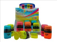 Eraser and Sharpener Combo Neon
