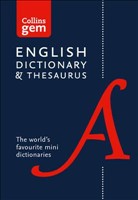 Collins Gem English Dictionary And Thesaurus