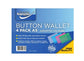 A5 Button Wallet Asst Colours 4 Pack Supreme