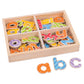 Magnetic Letters Wooden - Lowercase