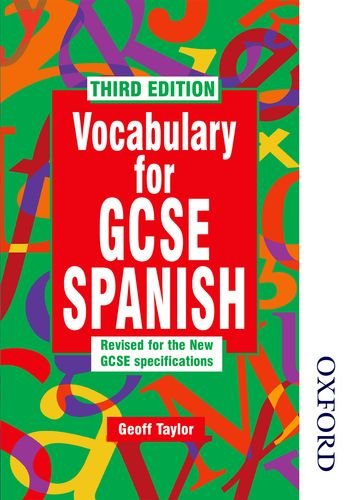 Vocabulary For GCSE Spanish 3rd Ed NOW €2