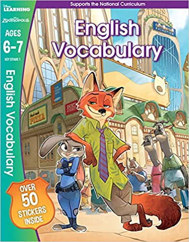 Zootropolis English Vocabulary Activity Book (Age 6-7)