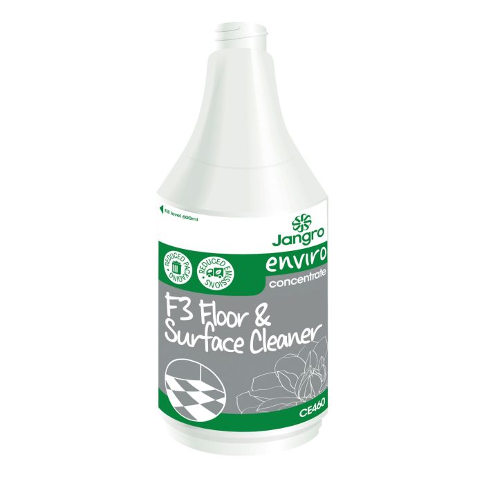 Jangro Enviro F3 Floor and Surface Cleaner Spray Bottle 750ml