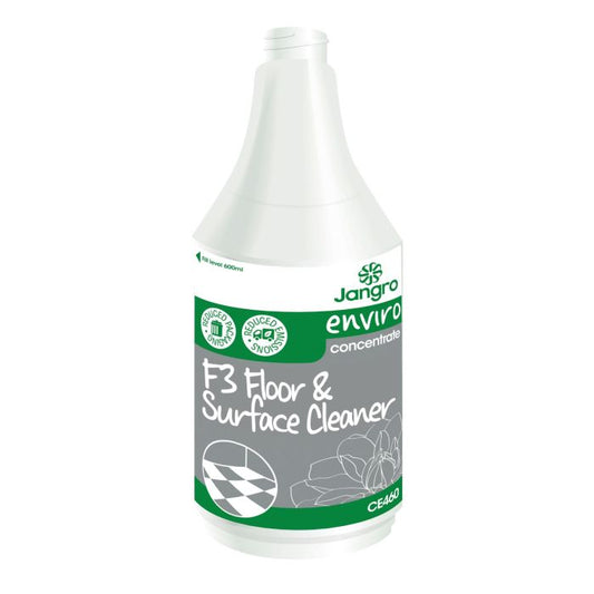 Jangro Enviro F3 Floor and Surface Cleaner Spray Bottle 750ml