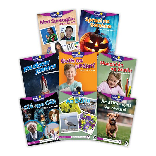Cosan na Gealai 3rd Class Non-Fiction Reader Pack (8)