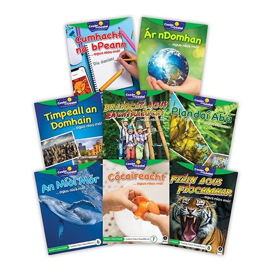 Cosan na Gealai 4th Class Non-Fiction Reader Pack (8)
