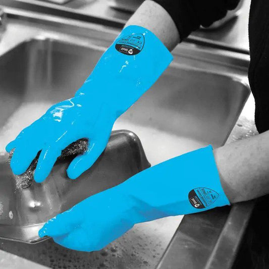 Household Gloves Blue - Medium