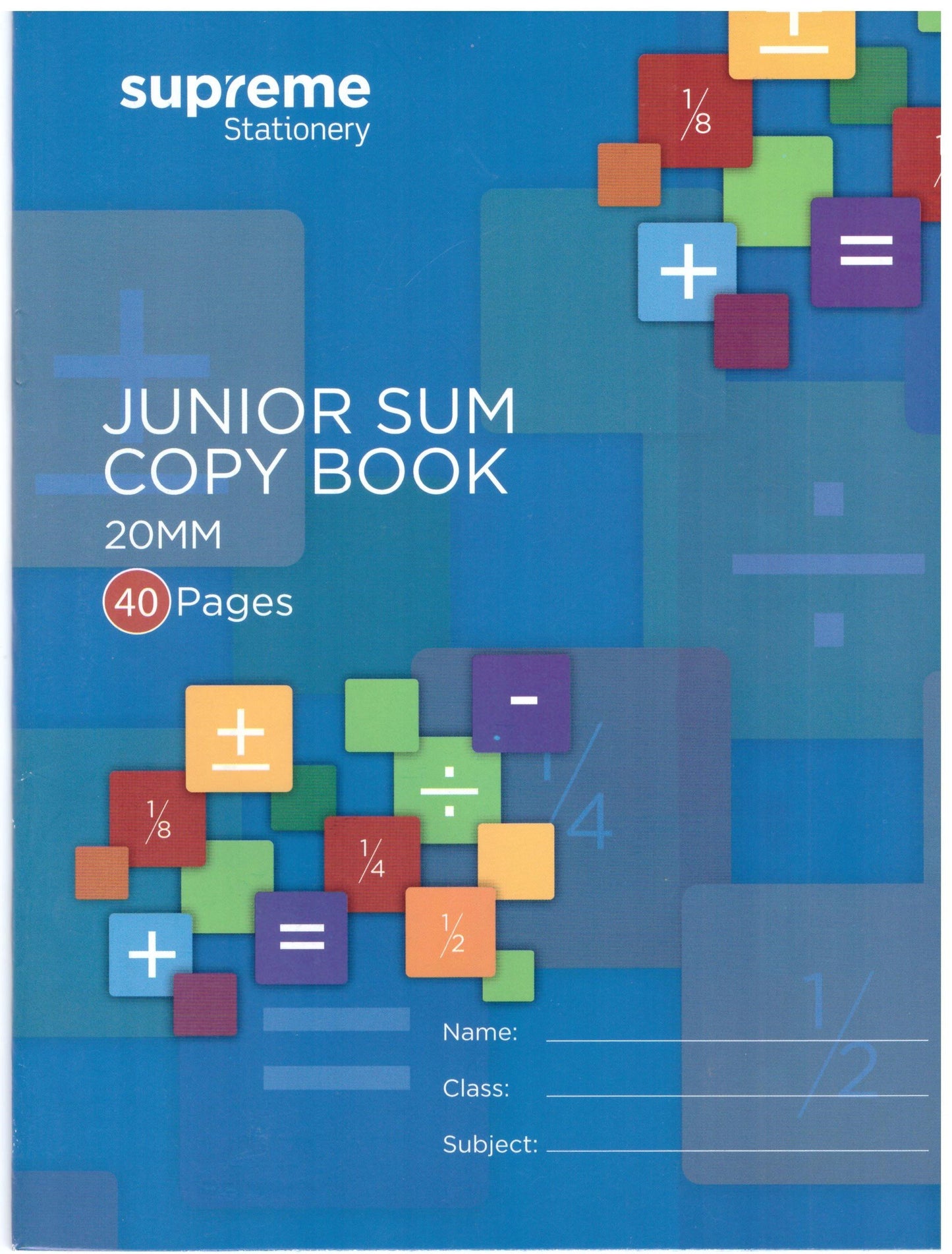 Junior Sum Copy 20mm Supreme