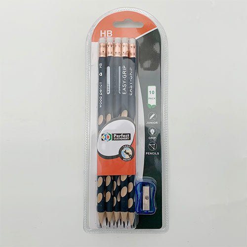 HB Pencil Easy-Grip 10 Pack
