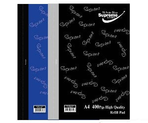 A4 Refill Pad 400 Page Side bound
